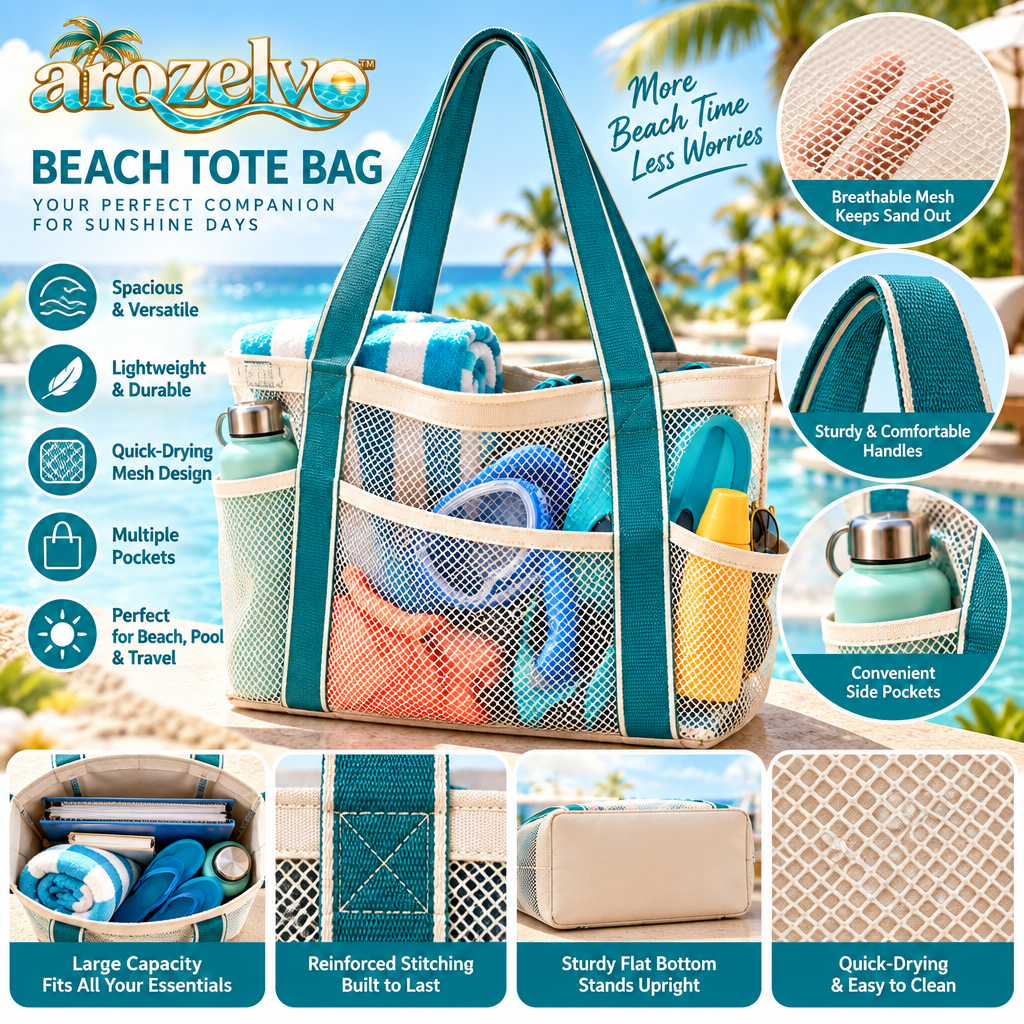 Mesh Swim Gear Tote — view 3