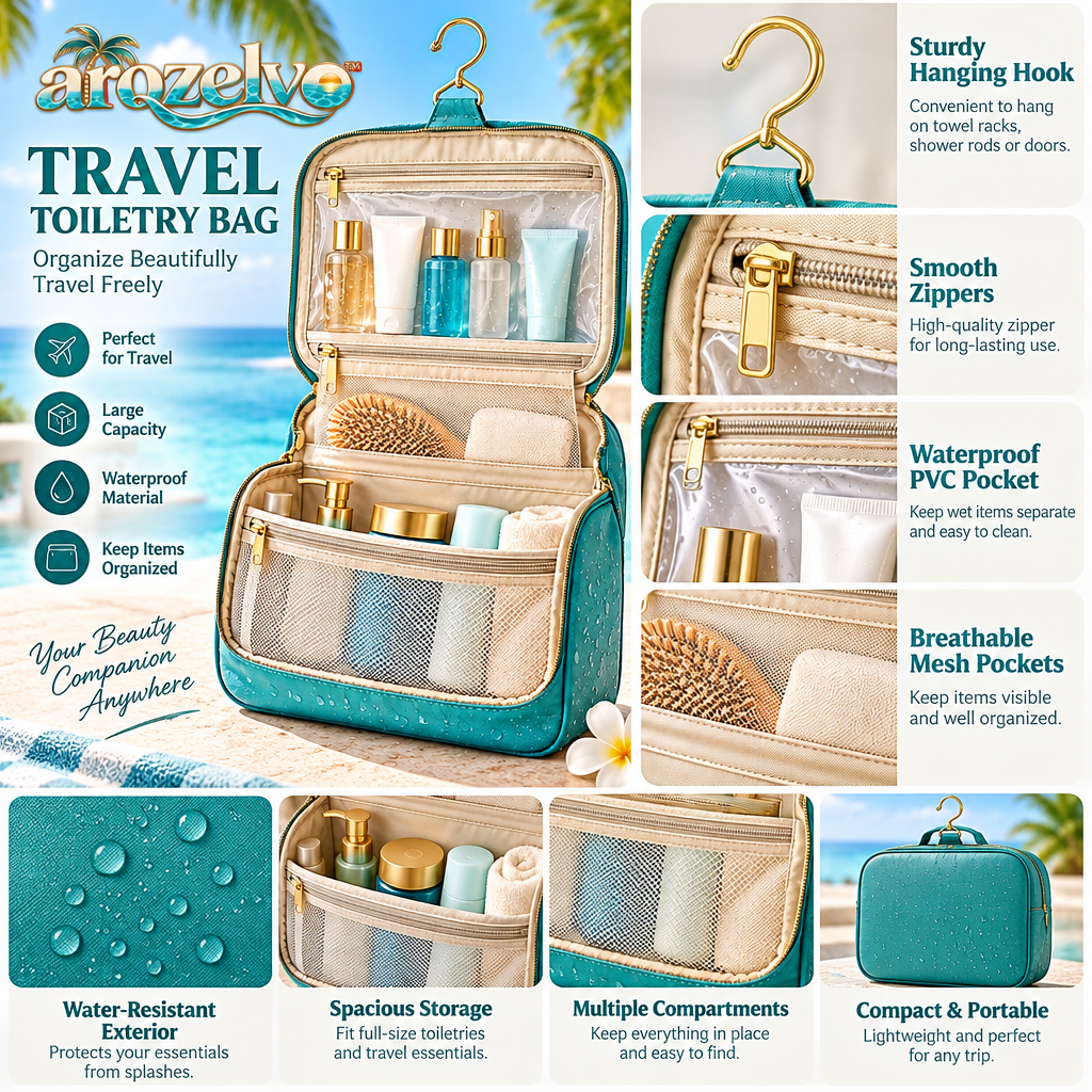 Waterproof Toiletry Organizer — view 5
