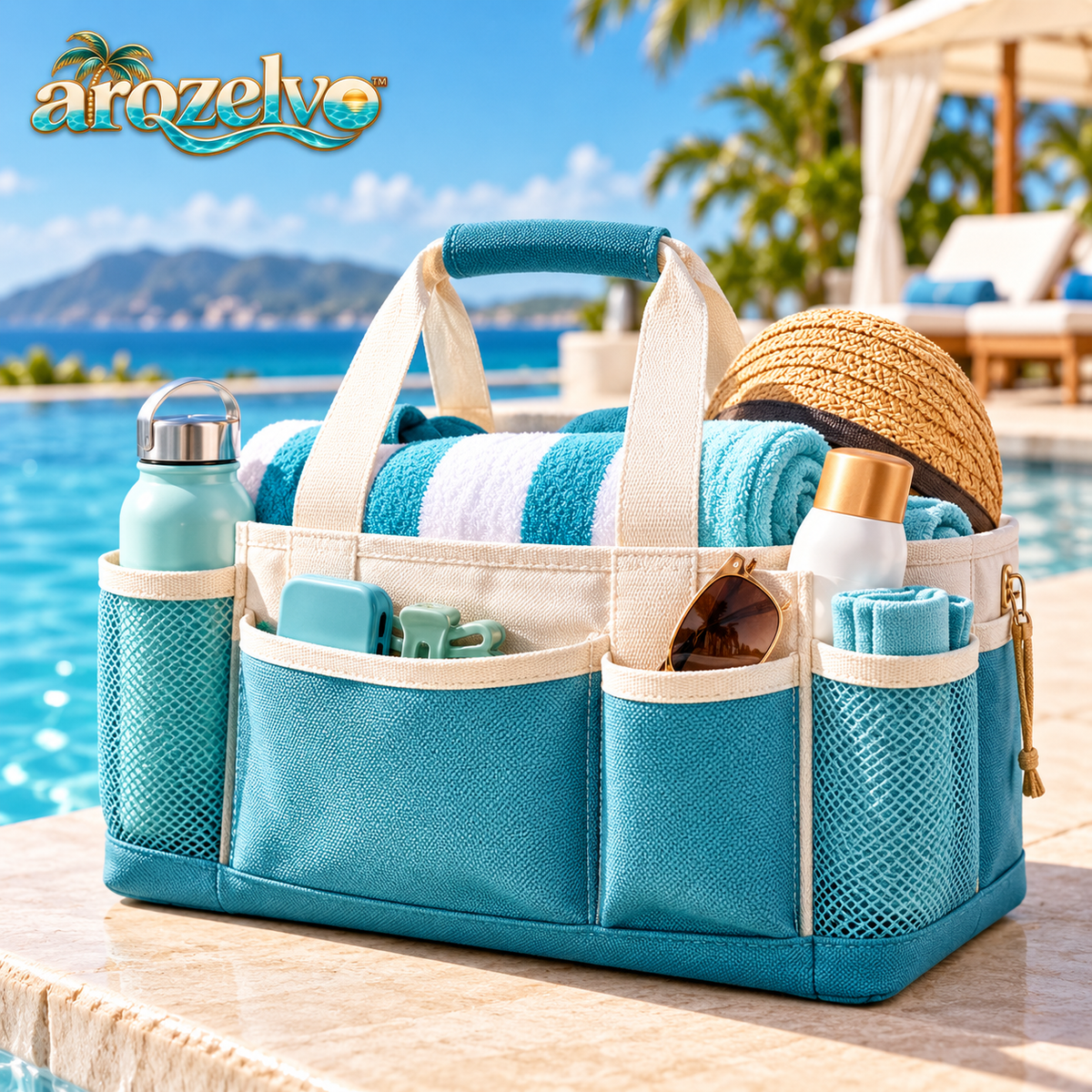 Poolside Gear Caddy — main image